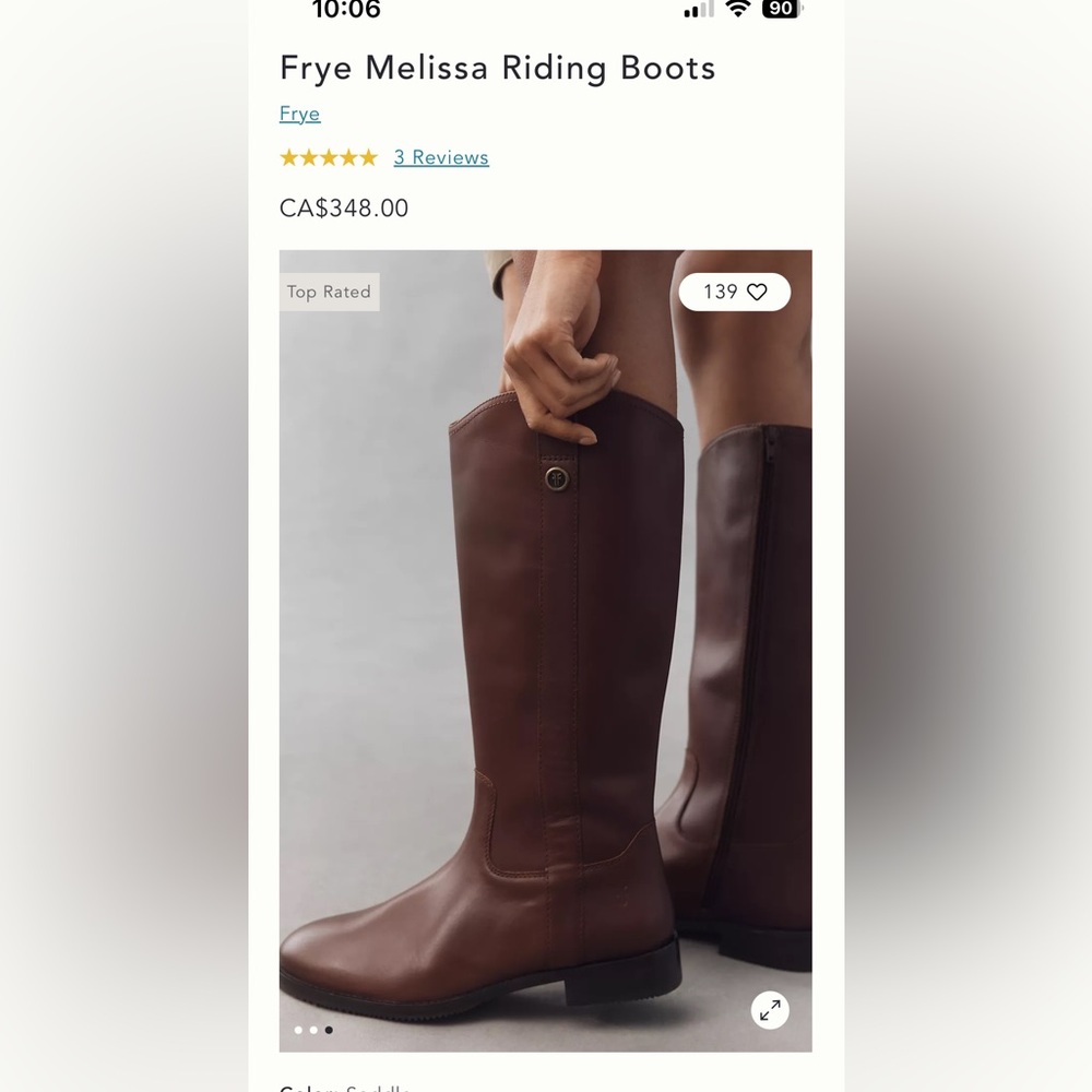 Frye Melissa Boots